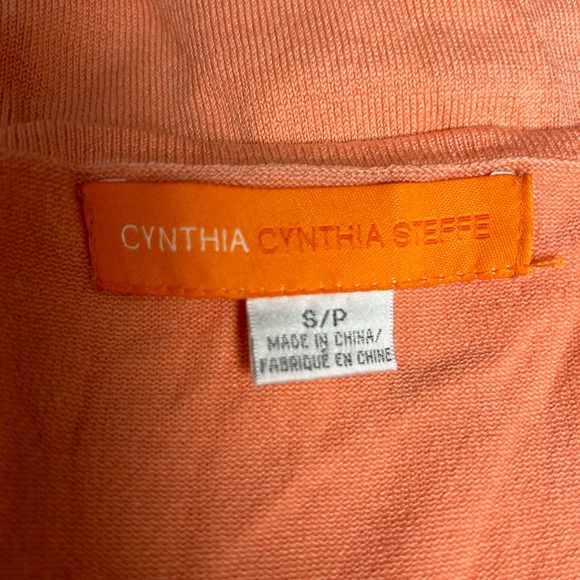 Cynthia Steffe Tangerine Cross Back Crochet Tank NWOT S/P - Picture 4 of 8